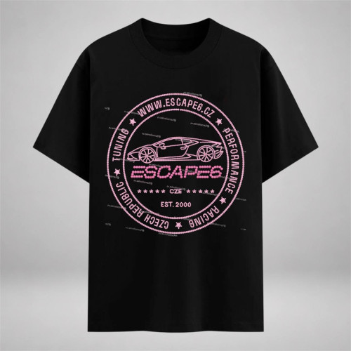 Машина Escape6 схема рисунка из страз разного диаметра для одежды