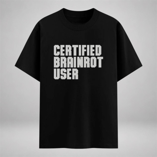 Рисунок для выкладки буквенных надписей стразами «Certified brainrot user "Сертифицированный потребитель бредового контента"»